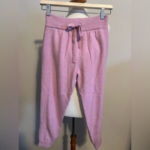 Express Pink Cashmere Jogger Pants